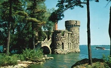 Postcard NY Thousand Islands Old Power House Boldt Castle Vintage PC J9719