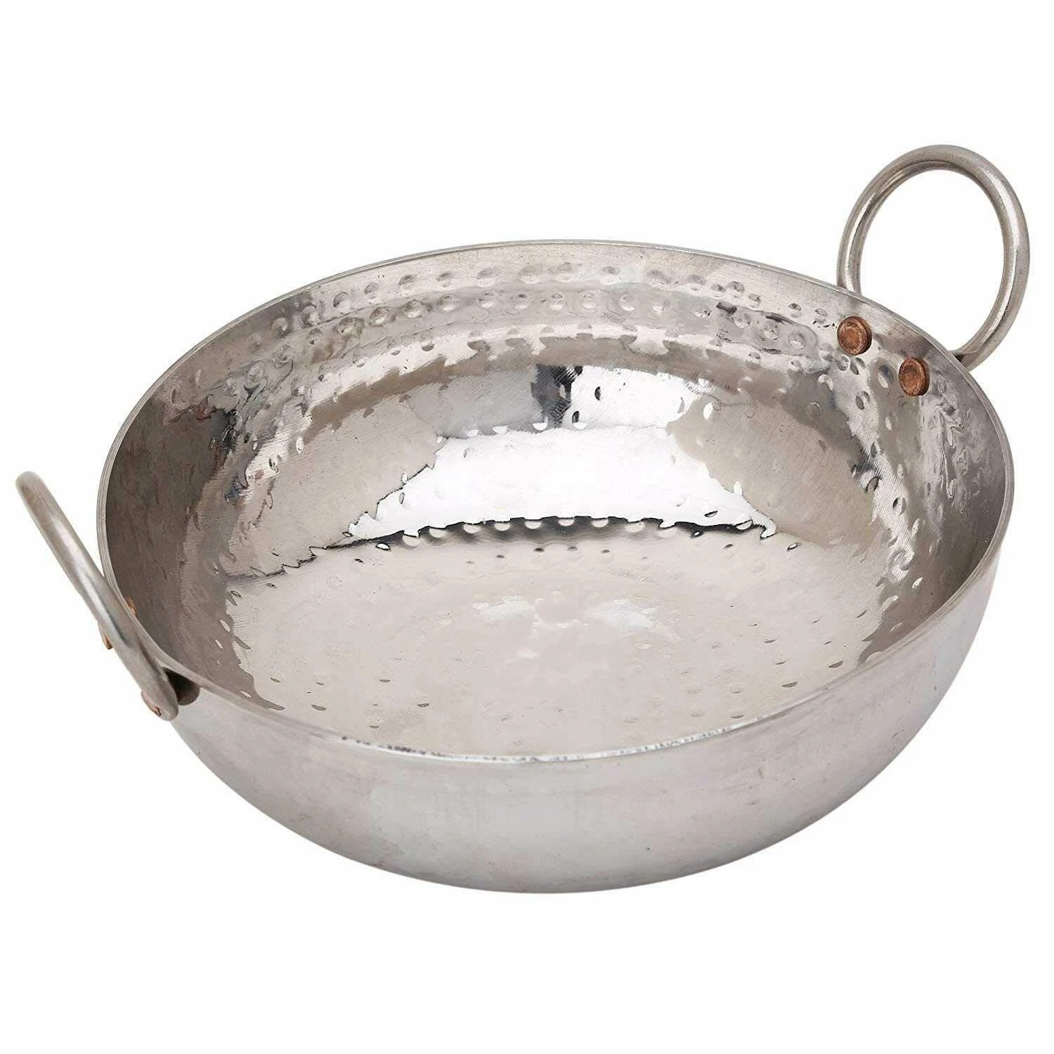 Heavy Quality Stainless Steel Flat Bottom Deep Kadhai Wok (2000 ML)
Opens in a new window or tab