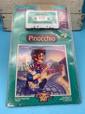 Vintage Pinocchio Book & Cassette Tape Set, New