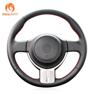 For Subaru BRZ Steering Wheel Cover Wrap Leather Carbon Fibre Alcantera Suede J