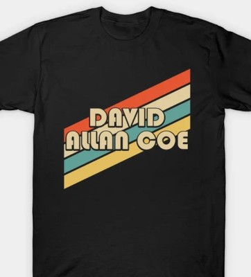 David Allan Coe T Shirt,graphic,, new gift HALLOWEEN, DAd gift