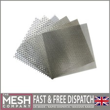 The Mesh Company 5mm Hole 8mm Pitch 1.5mm Thick Steel | Perforated Sheet Mesh