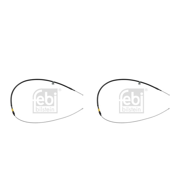Febi Bilstein Bremsseilen Handbremsseil Set Links Rechts Hinten Passend FüR-image