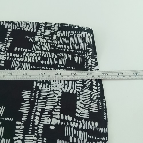 Papaya Collection Womens Top Size 14 Black White Geometric Cami Blouse V Neck - Picture 6 of 7