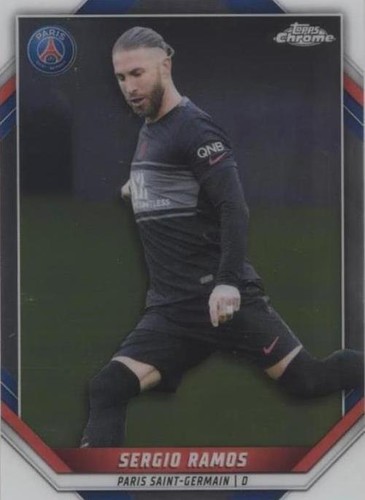 2022-23 Merlin Chrome UEFA Sergio Ramos #106 Paris Saint-Germain