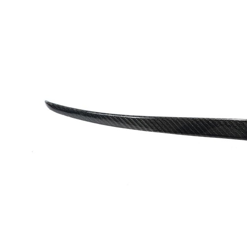 Fits Tesla Model S 2021-2023 REAL CARBON Front Bumper Lip Air Vent Fins Splitter - Picture 13 of 13