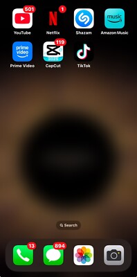 iPhone 16 Pro Max With TikTok and CapCut Apps Installed