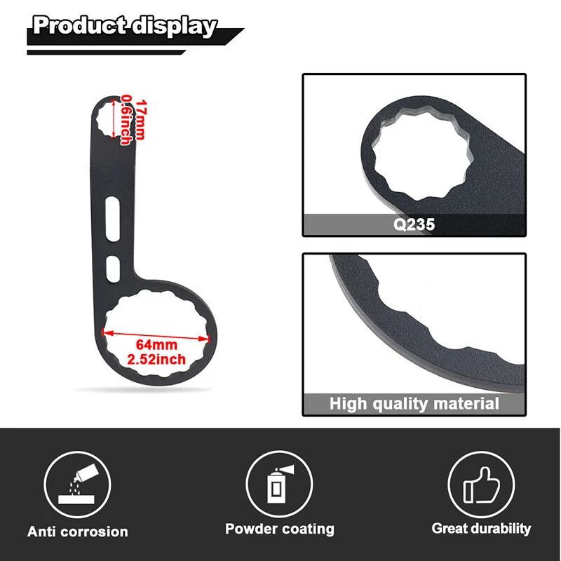 2-1/2Inch Car Oil Filter Wrench Tool Fit For Honda Element DX/EX/SC/LX 2003-2011 - Image 3 of 4