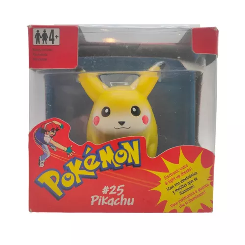 Figurine Pokemon Pikachu #25 Hasbro avec voix électronique et joues lumineuses