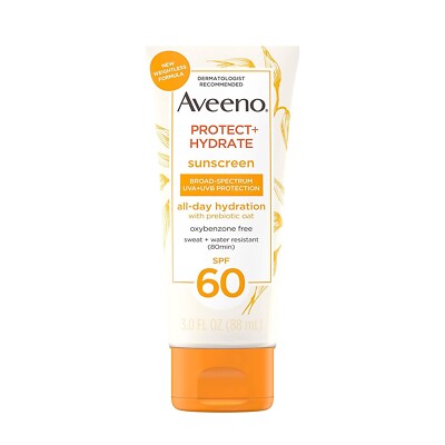 Aveeno Protect  Hydrate Moisturizing Body Sunscreen Lotion With Broad Spectrum