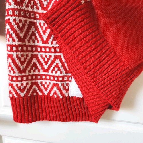 Vestido Suéter Feo Llama Navidad Pullover Holiday Time Rojo Para Mujer Talla Grande - Imagen 9 de 13