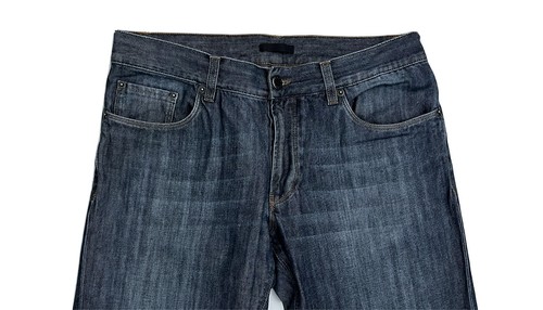 PRADA Jeans Mens W32xL27 Straight Fit Blue - Picture 4 of 12