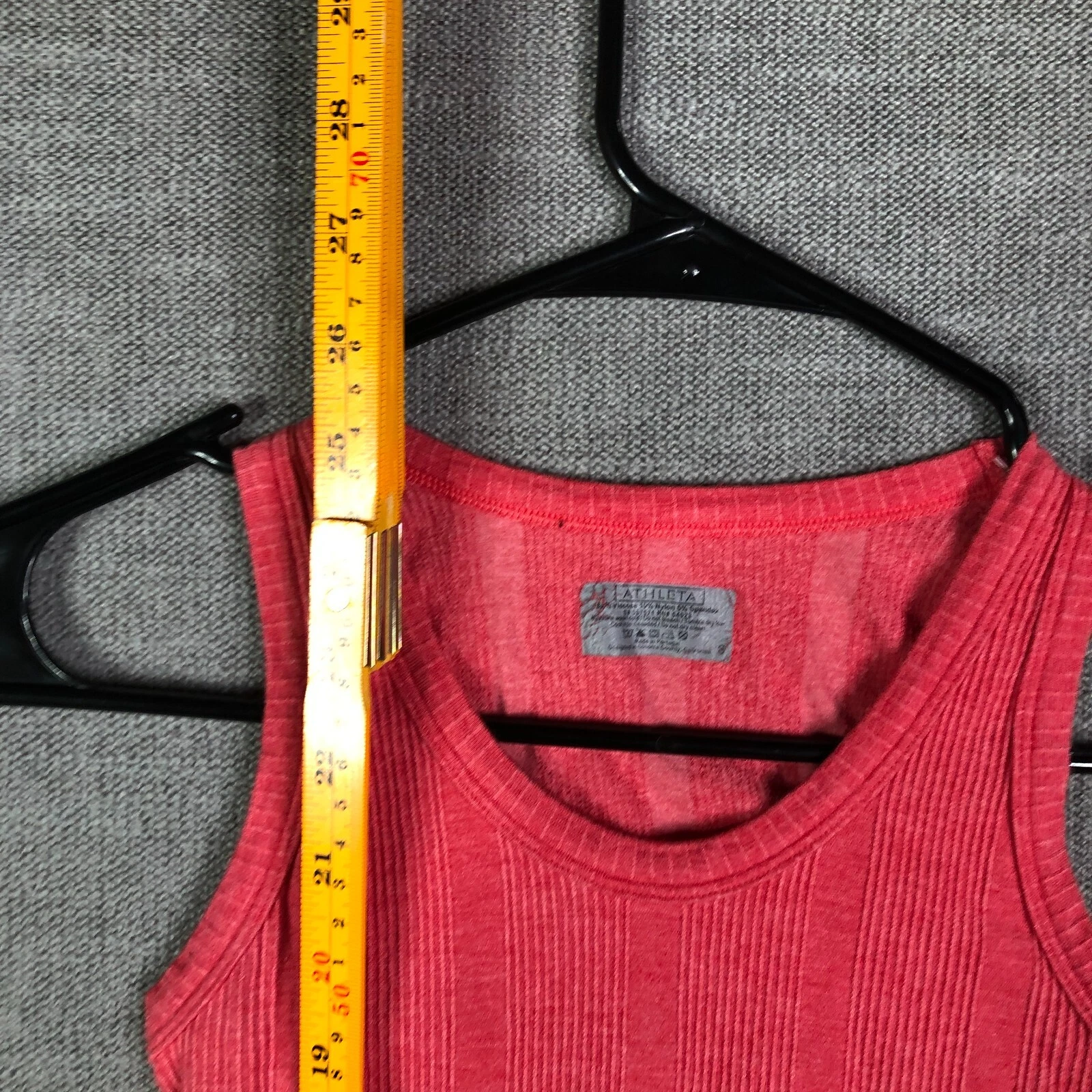 athleta ribbed v neck tank-top