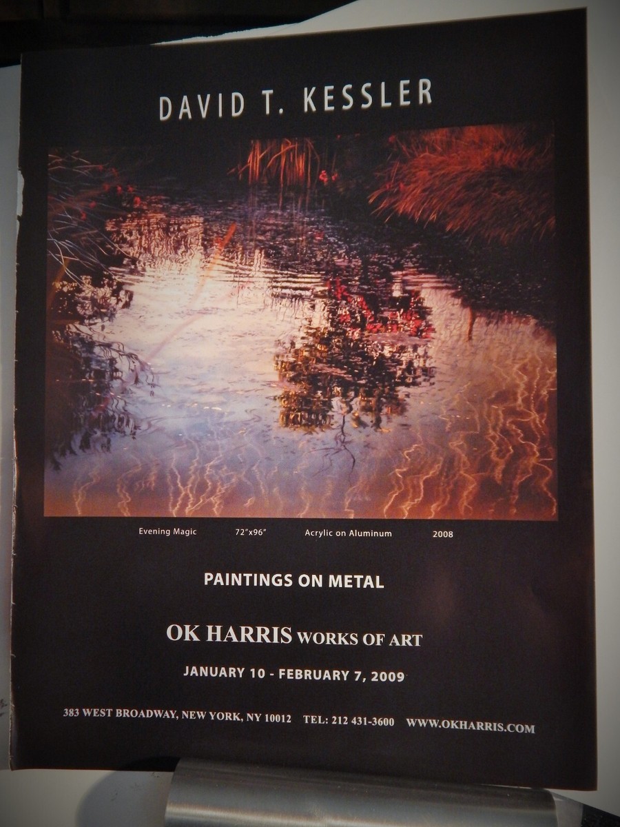 DAVID T KESSLER ART PIECE VTG ORIG 2009 ADVERTISEMENT | eBay