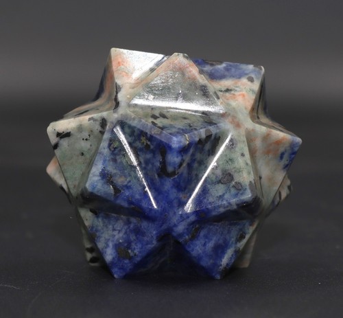 50MM Blue Sodalite Merkabah Chakra Balance Healing Crystal Gemstone Energy Star - Picture 9 of 10