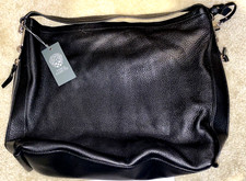 Vince Camuto Black Leather Handbag Vc-leany-hobo