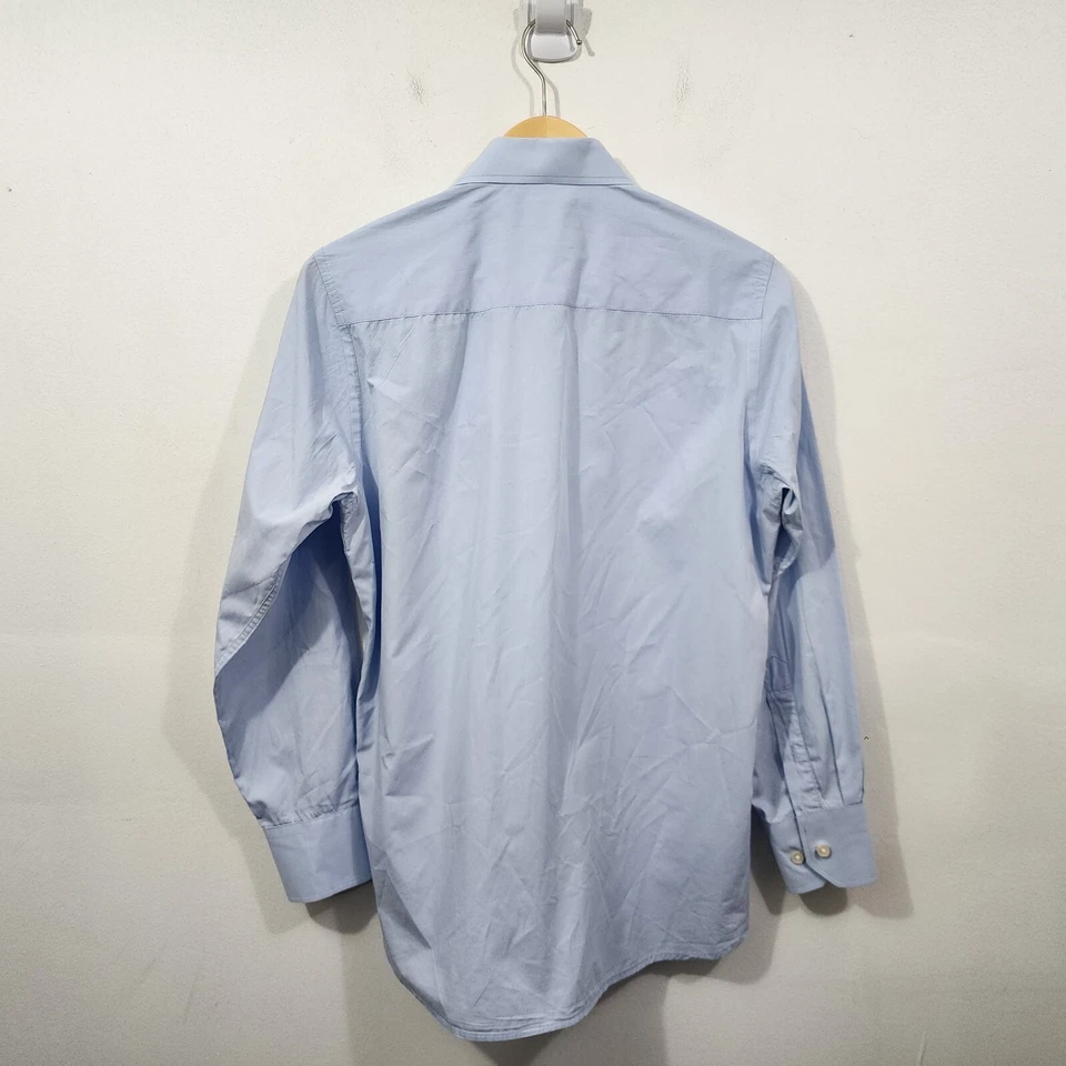 Camisa de Vestir Tallia The Mason Calce Abotonada Azul Oxford Trabajo Talla 32/33 M 15.5 Foto 2 de 4