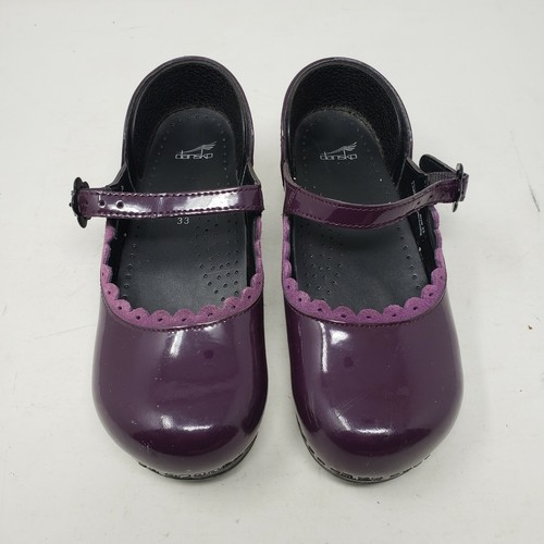 Dansko Purple Patent Leather Mary Janes 