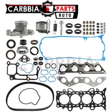 For Honda Civic 2001-2005 1.7L SOHC Timing Belt Kit Water Pump Head Gasket Set
