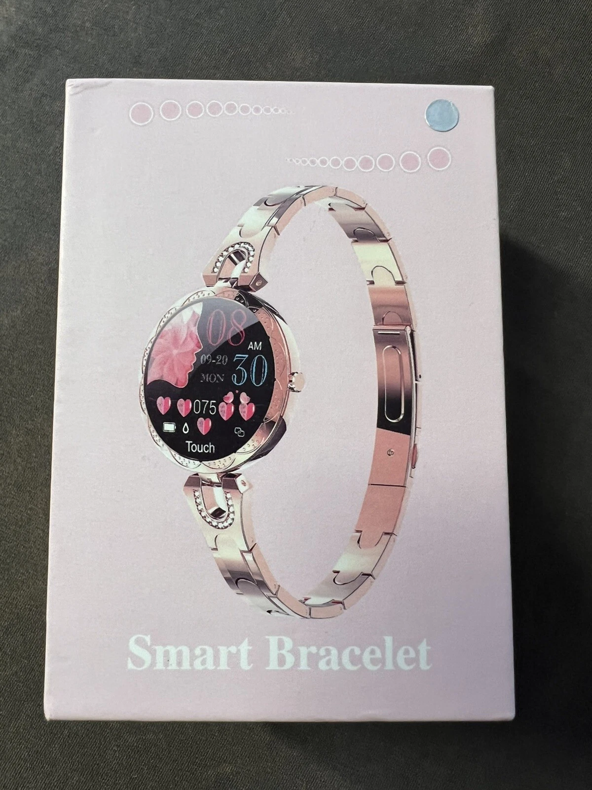 Smart Watch for Women,Waterproof Fitness Tracker for Android iOS Heart Rate Silv