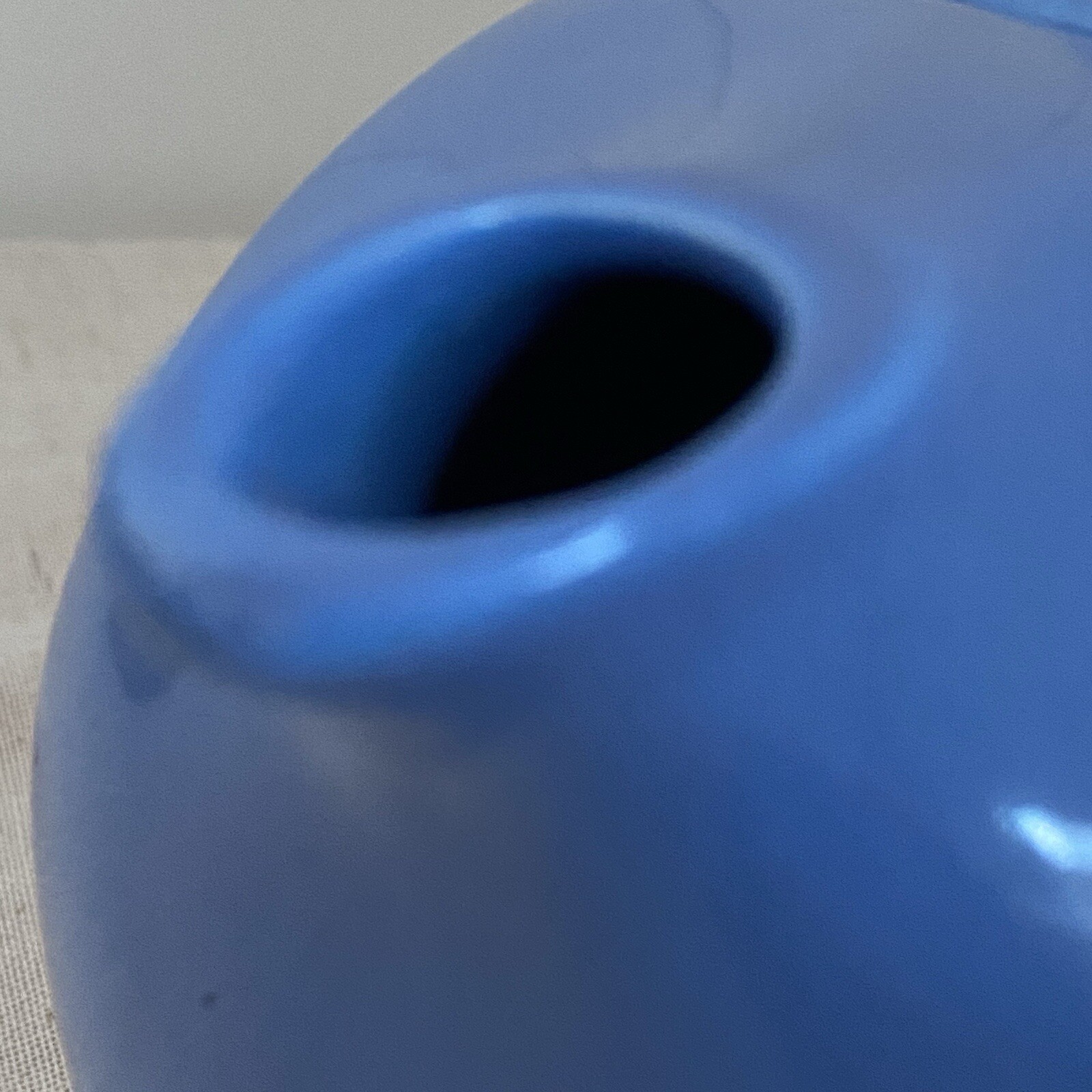 vintage Hall China Co USA Pitcher Westinghouse Streamline water jug blue 40s MCM