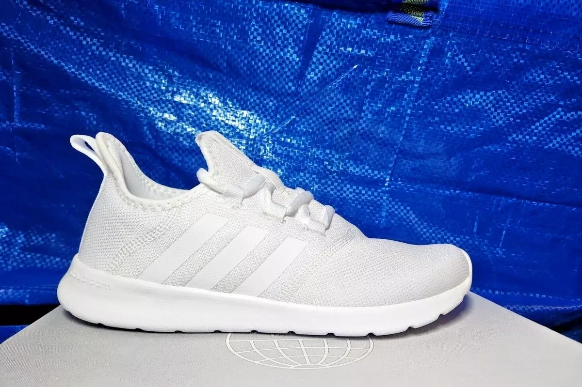 Adidas cloudfoam running white hotsell