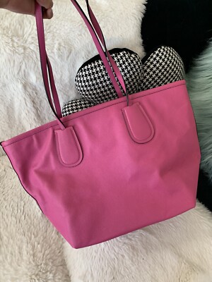 COACH TAXI pink CROSSGRAIN LEATHER CARRYALL TOTE SHOULDER HANDBAG