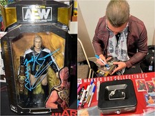 Frankie Kazarian Signed AEW FIGURE Wrestling WWE PROOF