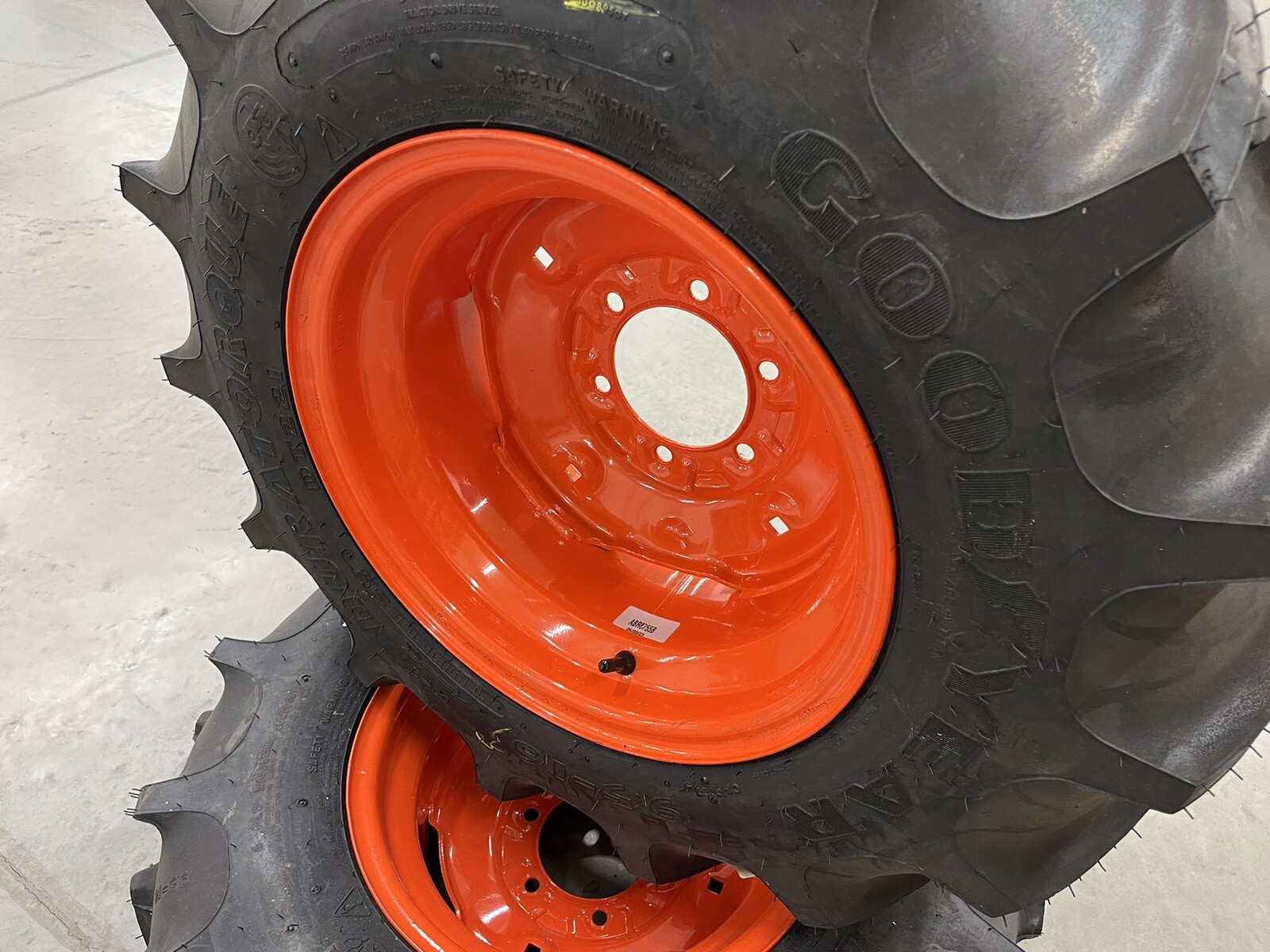 Pair of 9.516 Goodyear R1 Tire/Rims for Kubota B2301 B2401 B2601