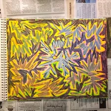 Drawing 11X14" Oil Pastel on Paper