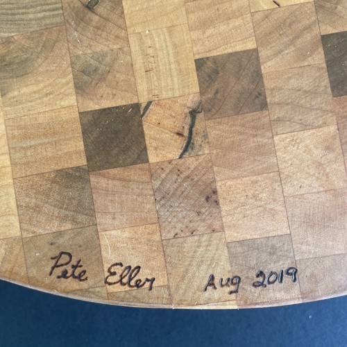 Large Round Wood Cutting Board Butcher Block 17 1/4” - Picture 8 of 8