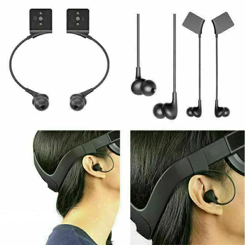 VR Headset In Ear Headphones Spare Part for Rift CV1 Earphone