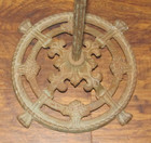 Antique Cast Iron Floor Smoking Stand Ashtray Industrial Electric Joliet, IL — photo 2