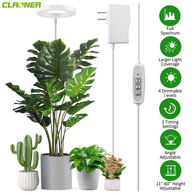 72 LED Grow Light Plant Growing Lamp Full Spectrum for Indoor Plants Hydroponics