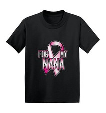 For My Nana - Breast Cancer Awareness Pink Ribbon Kids T-shirt