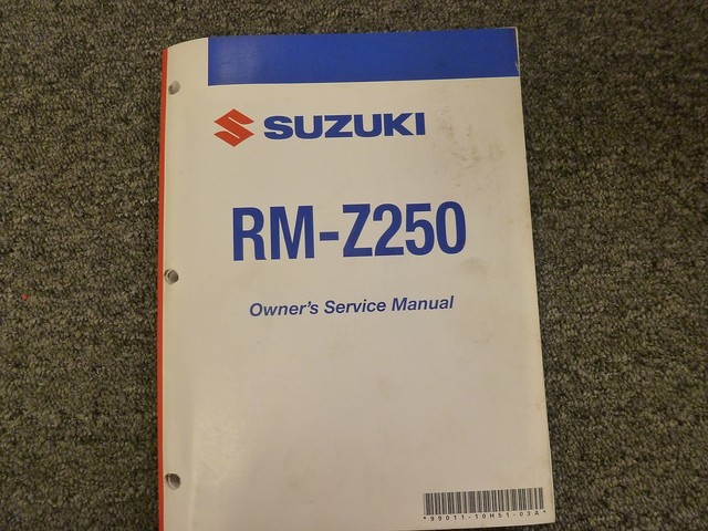 Suzuki rmz 250 manual
