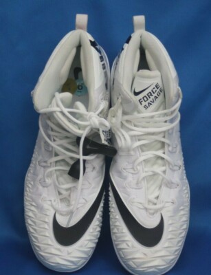 Nike Force Savage Elite D Promo Mens Sz 16 White Football  display picture 3