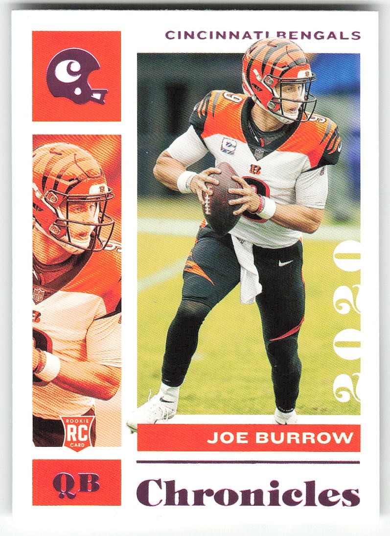 2020 Panini Chronicles #19 Joe Burrow FOOTBALL Cincinnati Bengals