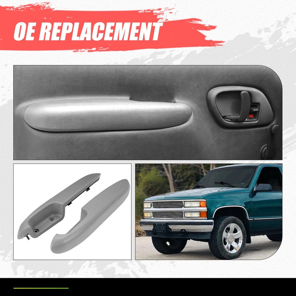 Front Door Panels Arm Rests Padded for Chevy GMC C/K 1500 2500 3500 95-02 L+R - Image 4 of 4