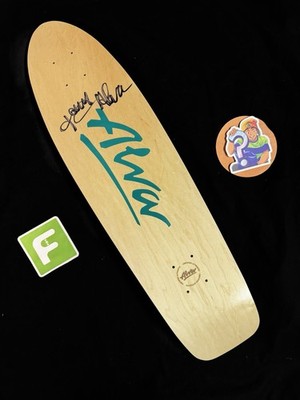 RARE SIGNED Tony Alva Logo Skateboard Deck 1977 LE Christmas AUTOGRAPHED