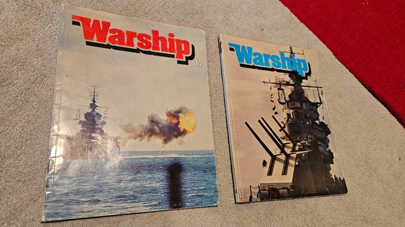 Lot of 2:  Warship 17 and 19 Conway Cruiser 1981