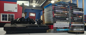 Playstation 3 console and game lot bundle 44 Games! Tested!