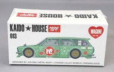 KAIDOHOUSE x TrueScale Mini GT 1/64 Dats510 Wagon HANAMI 2 Hanami Light Green