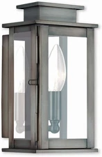 Livex Lighting 20191-29 Transitional One Light Outdoor Wall Vintage Pewter