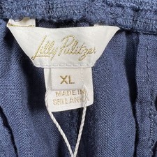 Lilly Pulitzer Linen Blue Pants for Women