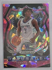 2020 Panini Prizm Draft Picks Collegiate #94 Tyrese Maxey Pink Ice