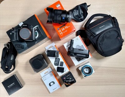 Sony A7 II + Zeiss 24-70mm F4 ZA OSS + Zubehörpaket | Metabones IV | VG-C2EM