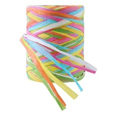 6-Color Paper Ribbon 80M/262Ft - Raffia Yarn for Gift Wrapping, DIY Crafts, P...