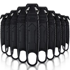 30 Pcs Safety Box Cutter Knife of Stainless Steel Concealed Blade Package Ope...