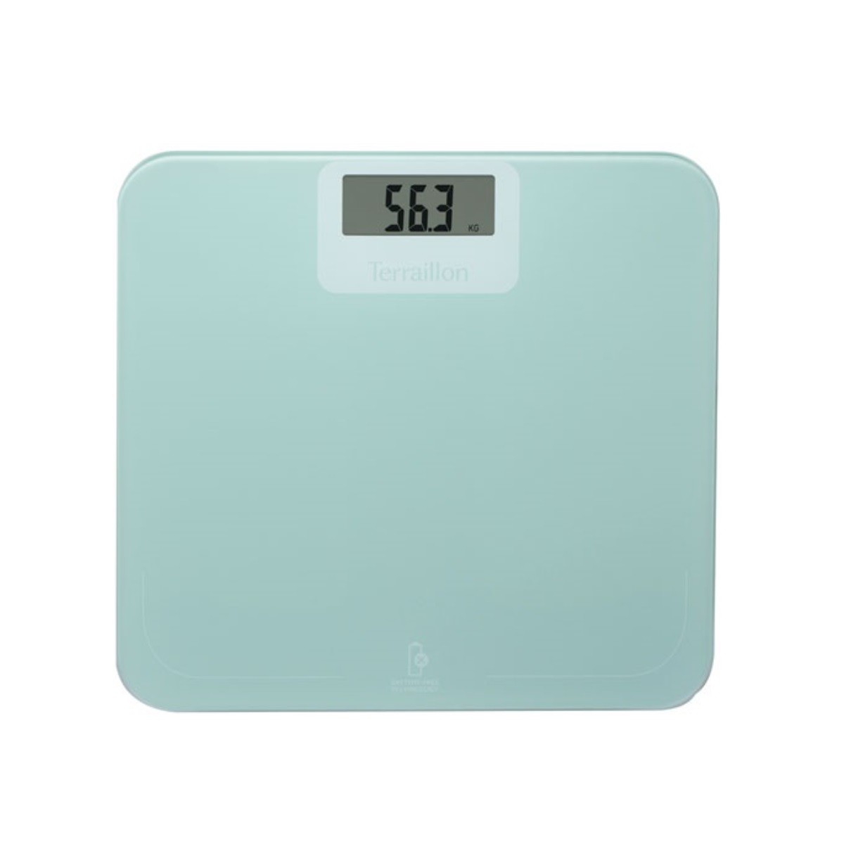 Pèse-personne électronique Terraillon 180kg Balance écologique sans pile Powerfree noire